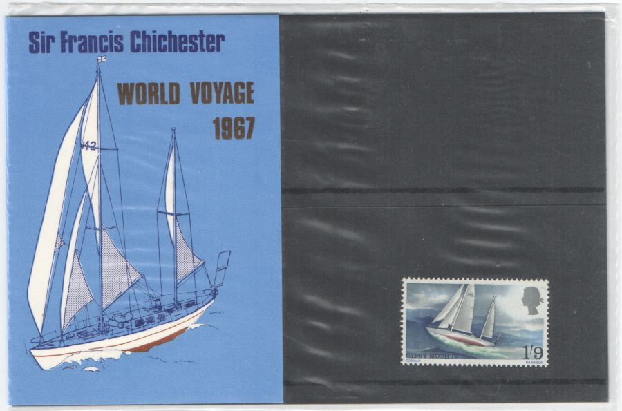 1967 Sir Francis Chichester Post Office Missed Private Presentation Pack